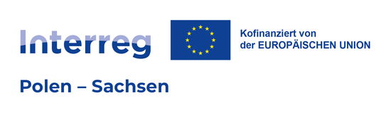 Das aktuelle Logo von Interreg Polen Sachsen