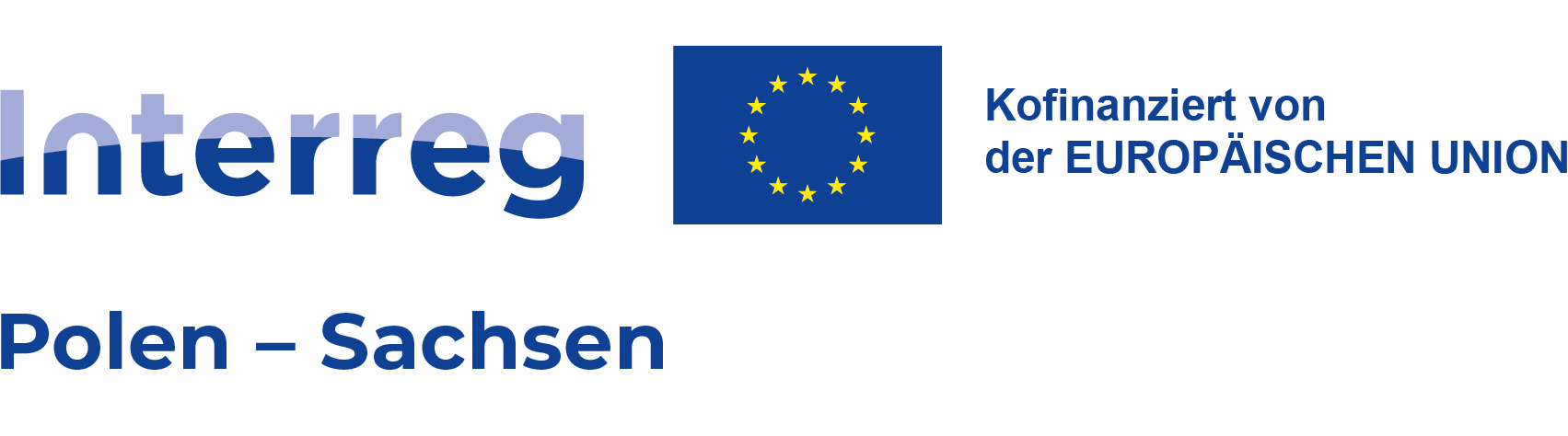 Das aktuelle Logo von Interreg Polen Sachsen